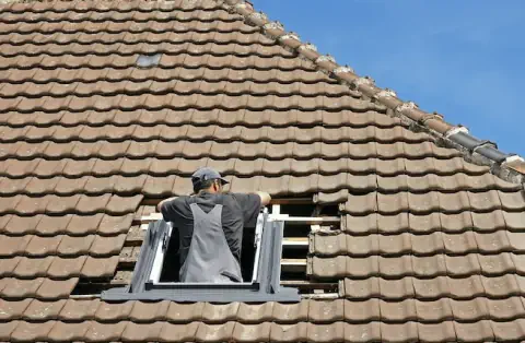 Pose de velux - Lanrivain